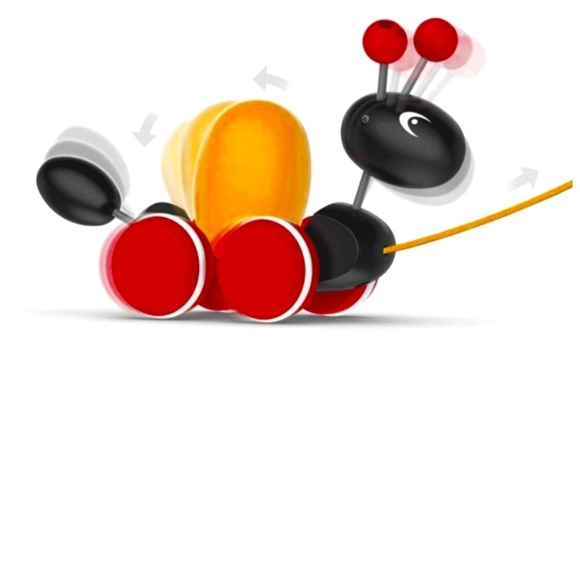 BRIO Wood Ant w/ Rolling Egg Pull Toy 30367 - Picture 3 of 8